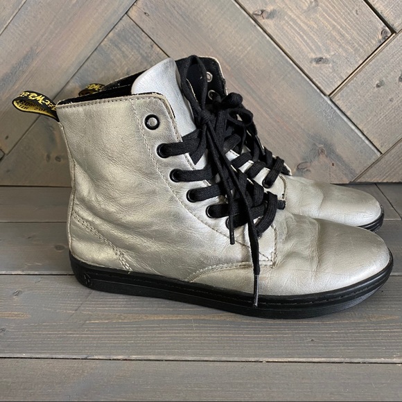 Dr. Martens Other - Dr.Martens Silver Ankle boot Sneaker